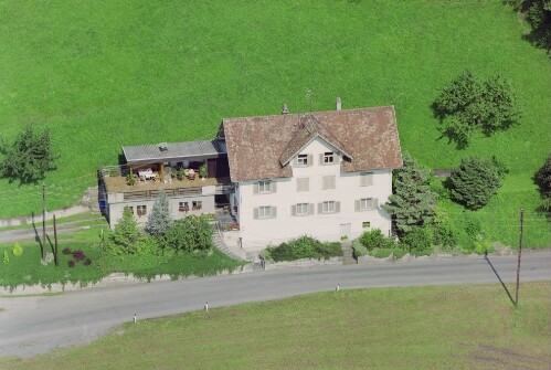 Schrägluftaufnahmen von Gebäuden der Stadt Feldkirch