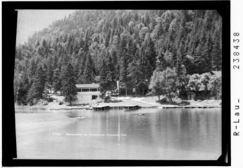 Restauration am Raintalersee / Kramsach / Tirol : [Schwimmbad mit Restaurant am Reintalersee]