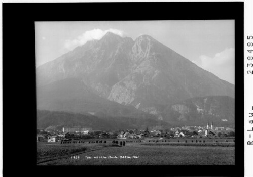 Telfs mit Hohe Munde 2661 m / Tirol