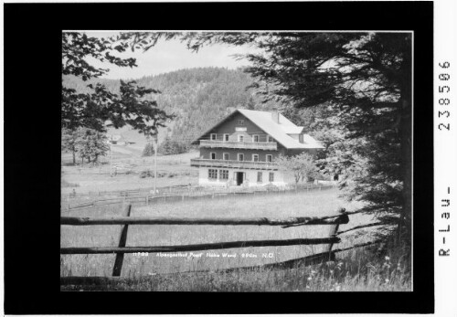 Alpengasthof Postl / Hohe Wand 990 m / Niederösterreich : [Gasthof Postl]