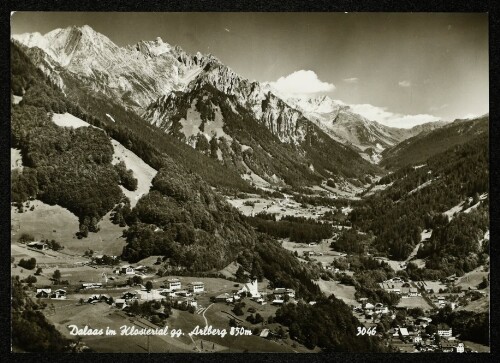 Dalaas im Klostertal gg. Arlberg 850 m