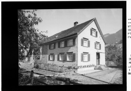 Thüringen / Haus Gunz / Vorarlberg