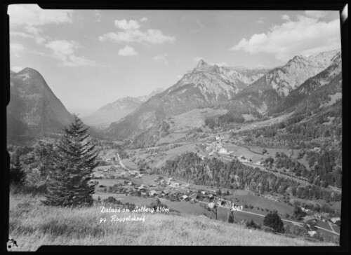 Dalaas am Arlberg 850 m gg. Roggelskopf