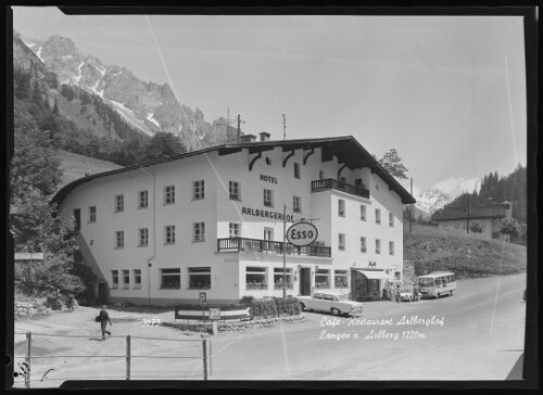 [Klösterle] Cafe - Restaurant Arlberghof Langen a. Arlberg 1220 m