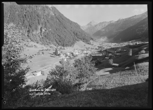 Gaschurn im Montafon mit Vallüla 2815 m