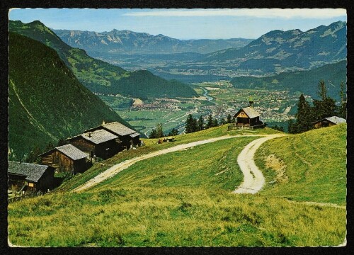 [Bartholomäberg] : [Rellseck mit Blick auf Bludenz und den Walgau ...]