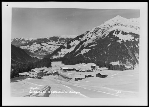 Skigebiet Garfrescha bei St. Gallenkirch im Montafon