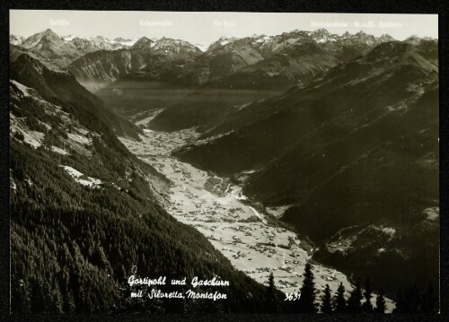 [St. Gallenkirch] Gortipohl und Gaschurn mit Silvretta, Montafon : Vallüla ... ;