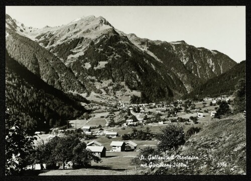 St. Gallenkirch Montafon mit Gweilkopf 2408 m