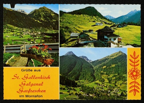 Grüße aus St. Gallenkirch Galgenul Garfreschen im Montafon : [Grüße aus St. Gallenkirch, Galgenul, Garfreschen Montafon - Austria ...]