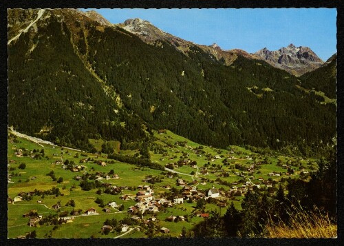 [St. Gallenkirch] : [St. Gallenkirch im Montafon mit Madererspitze, 2771 m ...]