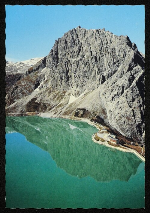 [Vandans] : [Lünersee (1980 m) mit Seekopf (2699 m) und Douglasshütte ...]