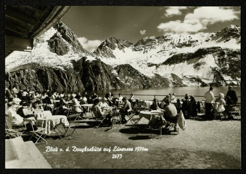 [Vandans] Blick v. d. Douglashütte auf Lünersee 1970 m