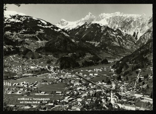 Schruns u. Tschagguns mit Zimba 2645 m