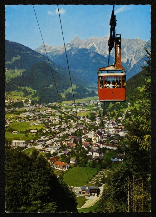 [Schruns] : [Hochjochbahn in Schruns, Montafon gegen Zimba, 2645 m ...]