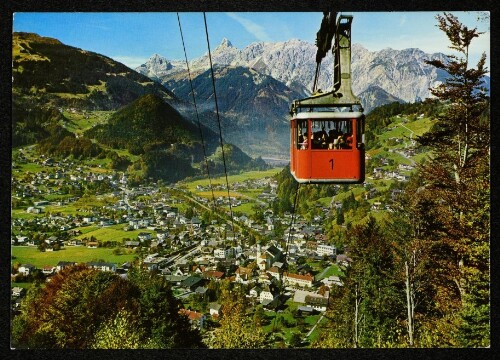 [Schruns] : [Schruns - Tschagguns mit Hochjochbahn und Zimba, 2645 m, im Montafon Vorarlberg - Austria ...]
