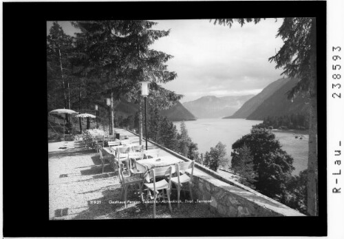 Gasthaus Pension Seeblick / Achenkirch / Tirol / Terrasse