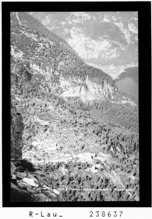 Tiefblick auf Krippenbrunn vom Krippenstein