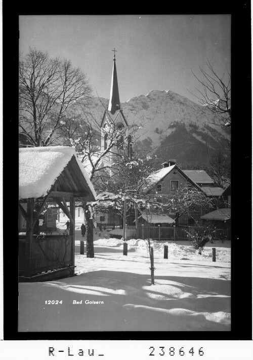 Bad Goisern : [Motiv in Bad Goisern mit Zwölferkogel und Kalmberg]