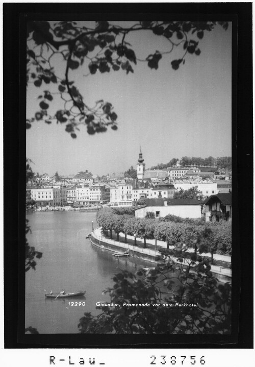 Gmunden / Promenade vor dem Parkhotel