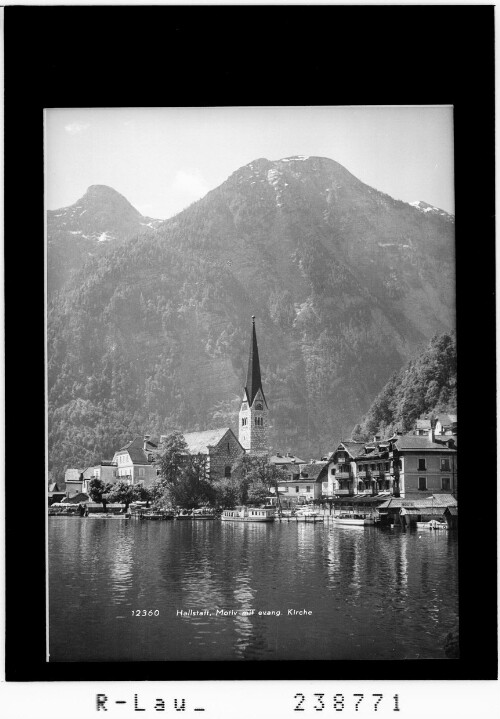 Hallstatt / Motiv mit evang. Kirche