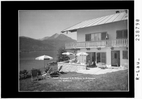 Pension Sonnenhügel in St. Wolfgang am Wolfgangsee mit Zwölferhorn : [Pension Sonnenhügel in Ried bei St.Gilgen gegen das Zwölferhorn]