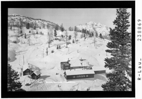 Bundes-Sportheim Krippenbrunn : [Krippenbrunn mit Bundessportheim gegen den Plassen]