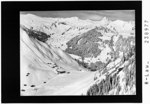 Faschinajoch 1500 m mit Blick auf Damüls und Mittagspitze / Vorarlberg
