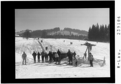 Wintersportplatz Bödele ob Dornbirn 1150 m / Übungslift