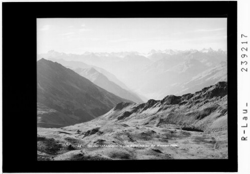 Silvrettapanorama vom Kreuzjoch bei der Wormser Hütte