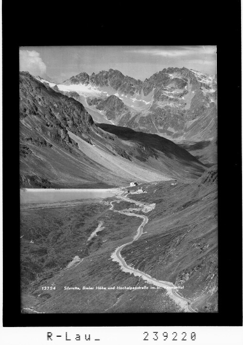 Silvretta / Bieler Höhe und Hochalpenstrasse im kleinen Vemunttal : [Blick vom Kleinvermunt gegen Bieler Höhe und Valgraggeskamm]