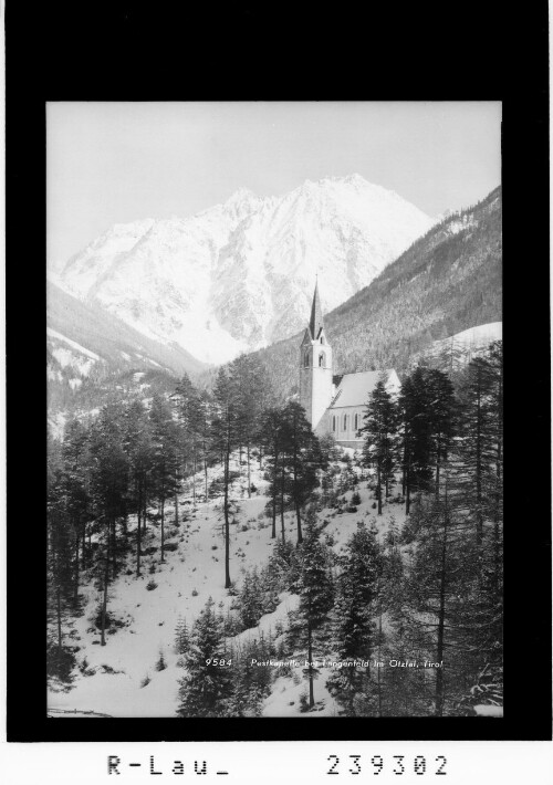 Pestkapelle bei Längenfeld im Ötztal / Tirol : [Pestkapelle bei Längenfeld gegen Putzenkarschneid und Gaislehnkogel]