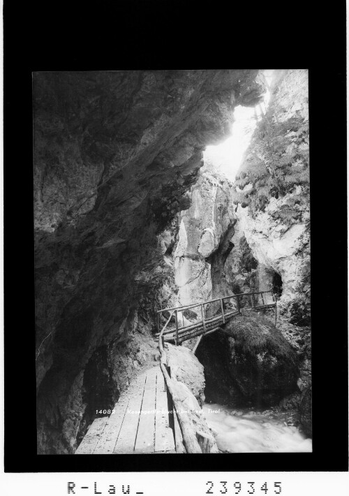 Rosengartenschlucht bei Imst / Tirol