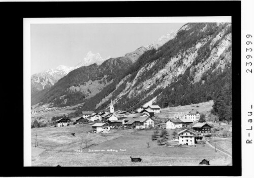 Schnann am Arlberg / Tirol : [Schnann bei Pettneu gegen die Weißschrofenspitze]