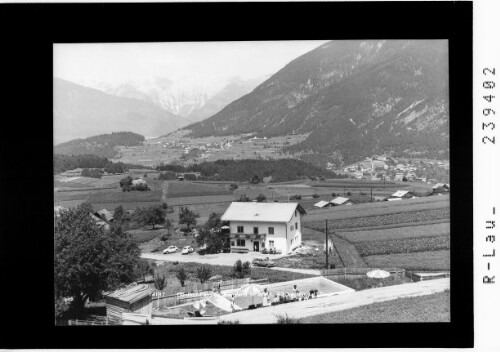 Gasthof Pension Bergland in Wald 920 m / Pitztal / Tirol : [Gasthof Bergland in Wald bei Arzl im Pitztal gegen die Heiterwand]