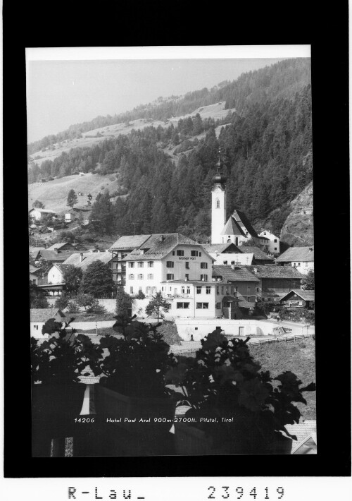Hotel Post / Arzl 900 m / Pitztal / Tirol : [Gasthof Post in Arzl im Pitztal]