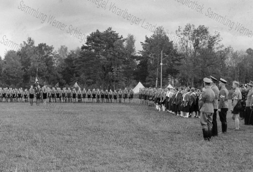 H.J. Lager. Eröffnung / 23.5.1938 Landeshptmann Toni Plankensteiner