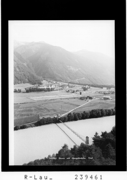 Stams mit Hangelbrücke / Tirol : [Hengebrücke bei Stams]