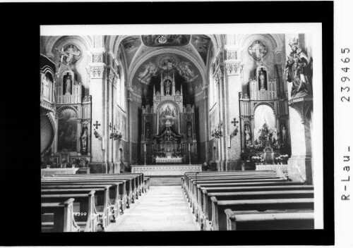 Inneres der Pfarkirche Silz / Oberinntal / Tirol