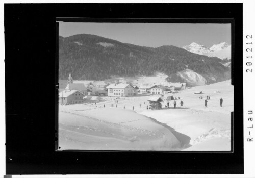 Serfaus in Tirol 1430 m gegen Furgler 3007 m