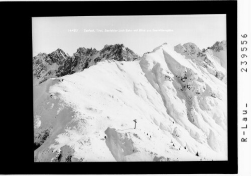 Seefeld / Tirol / Seefelder-Joch-Bahn mit Blick zur Seefelderspitze : [Seefelderjoch mit Seefelderspitze gegen Kuhlochspitze und Freiungspitzen]