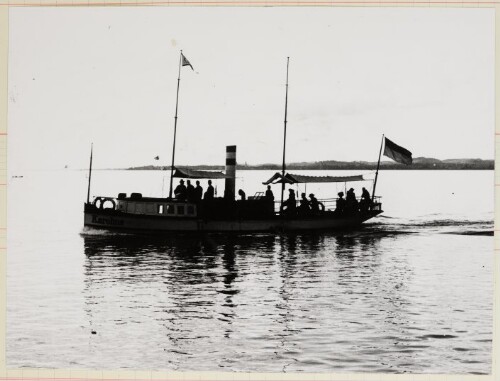 Dampf-Propeller-Boot  Caroline  des Bürgermeister Albert Pedenz vor dem Umbau