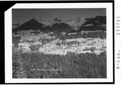 Thüringerberg im Grossen Walsertal / Vorarlberg : [Thüringerberg gegen den Walserkamm]