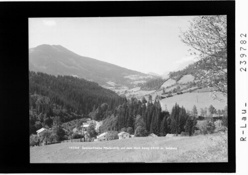 Sommerfrische Niedernfritz mit dem Hoch König 2938 m / Salzburg