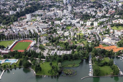 [Bregenz - Bodenseeufer, Yachthafen, Tennisclub]