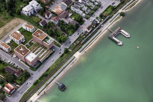 [Lochau - Tannenbach, Militärbad, Eisenbahn]