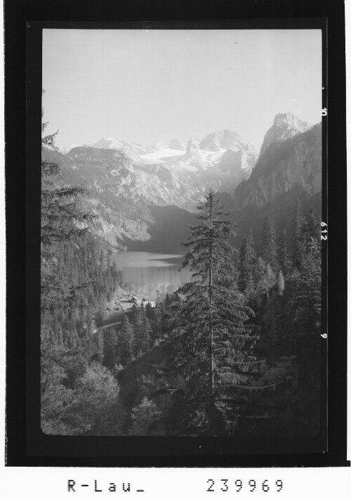 [Der Vordere Gosausee mit Blick in den Dachstein]