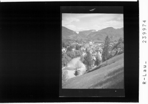 [Bad Ischl gegen Höherstein und Totes Gebirge]