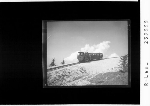 [Die Schafbergbahn am Schafberg im Salzkammergut]