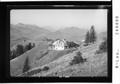 [Gasthof Schafberg Alpe gegen Faistenauer Schafberg und Felblingberg]